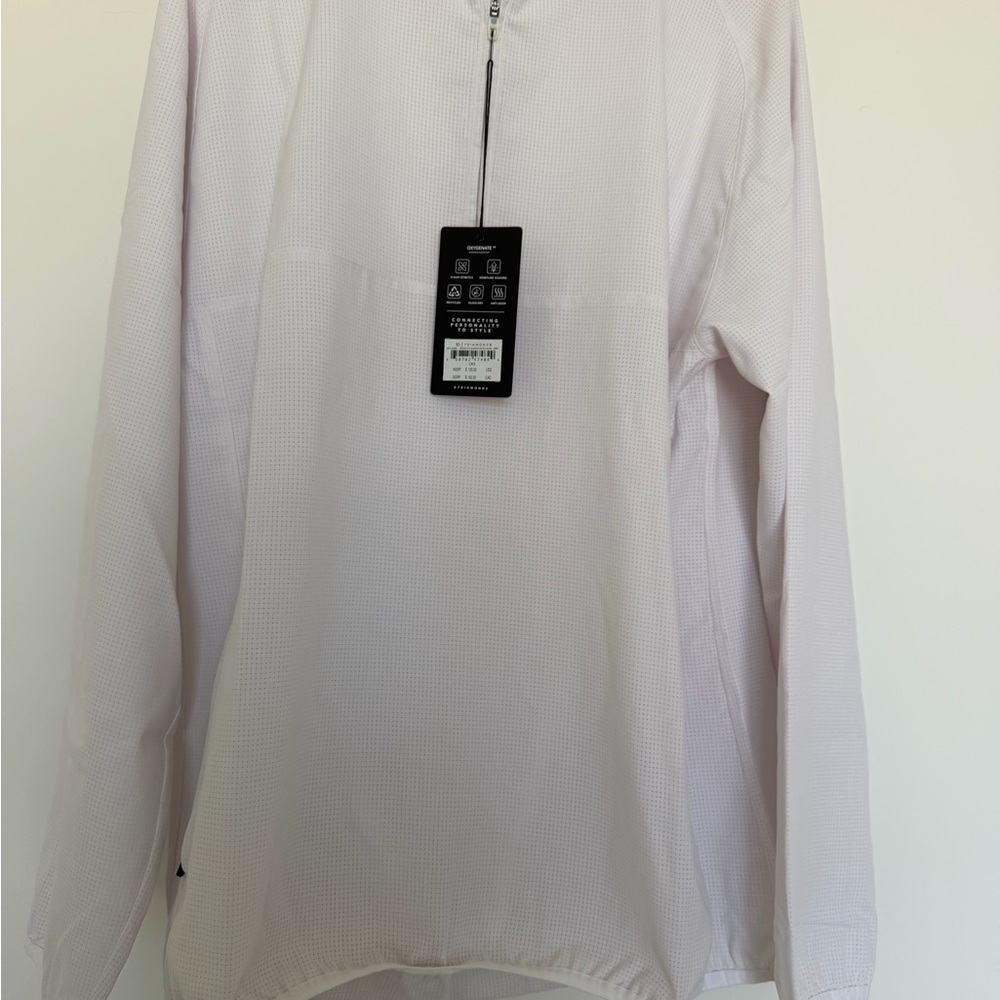 7 Diamonds Men's Light Gray Half-Zip Jacket